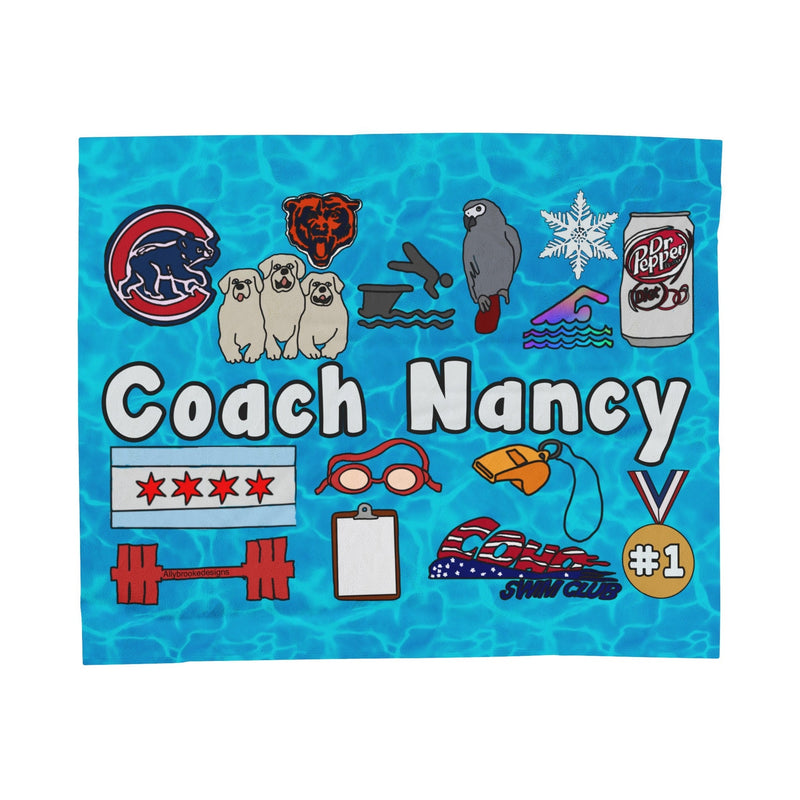 Custom Teacher/Coach  Blankets