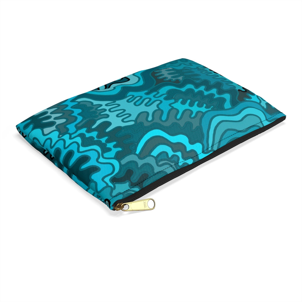 Blue Wave Accessory Pouch