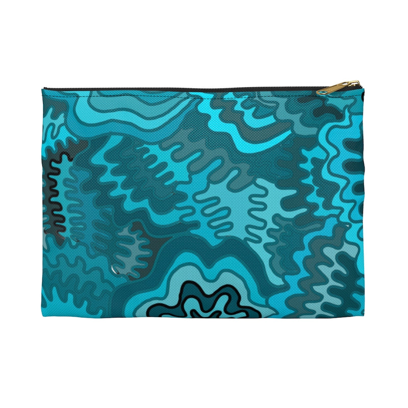Blue Wave Accessory Pouch