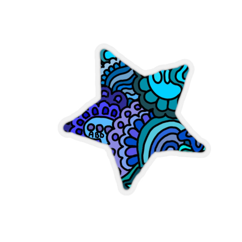 Doodle Cut Star Stickers