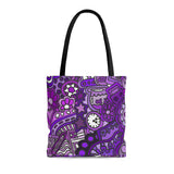 Purple Cruise Tote Bag