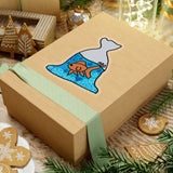 Swim Little Guppie  Stickers