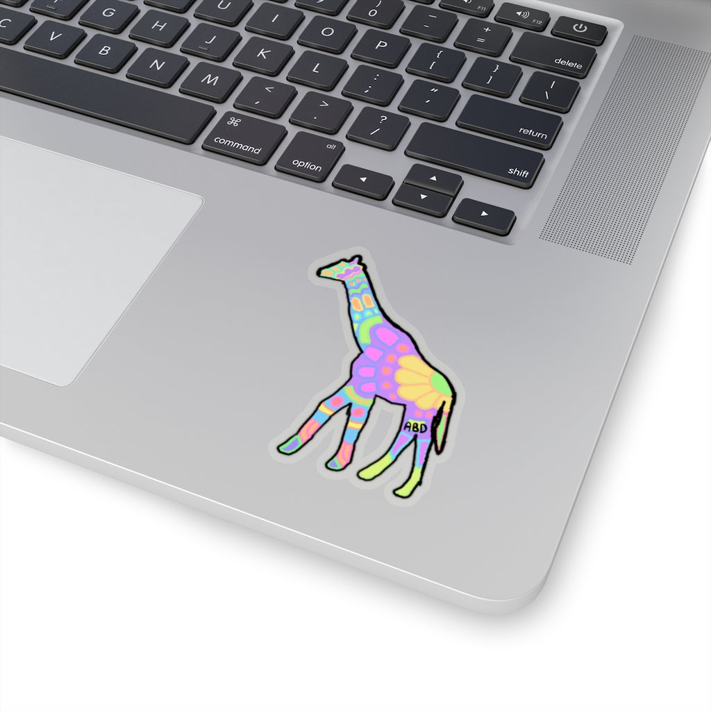 Long Neck Flowers Stickers