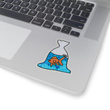 Swim Little Guppie  Stickers