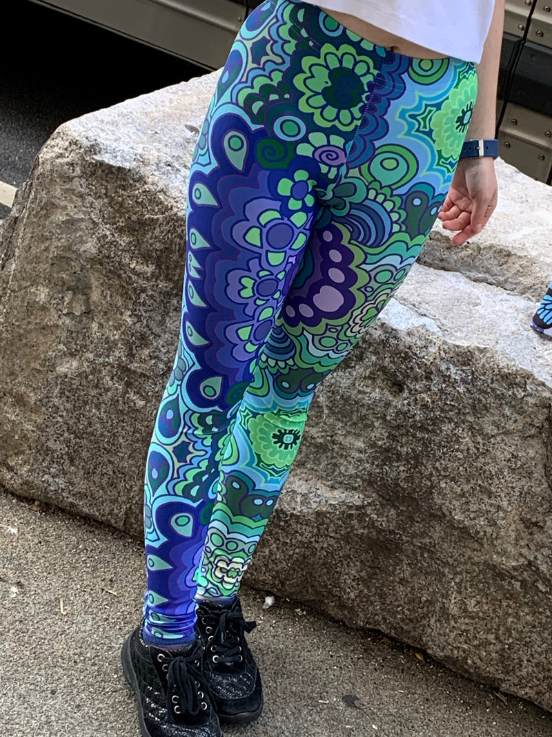 Cool Me Down Swirls Leggings