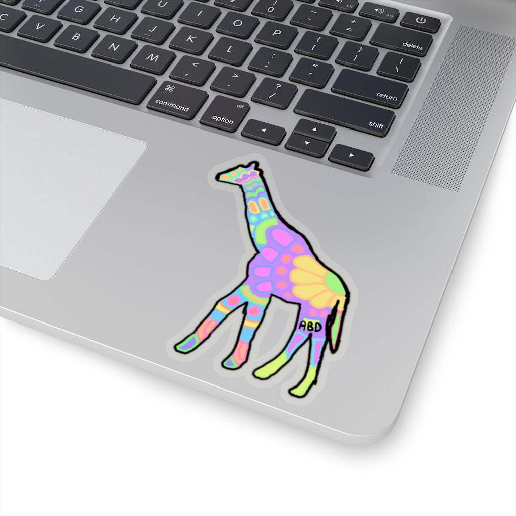 Long Neck Flowers Stickers