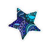 Doodle Cut Star Stickers