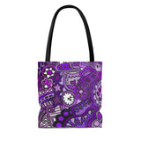Purple Cruise Tote Bag
