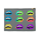 Color War Lips Accessory Pouch