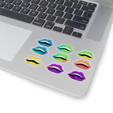 Color War Lips Stickers