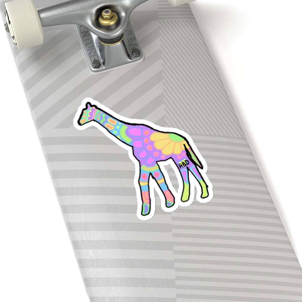 Long Neck Flowers Stickers