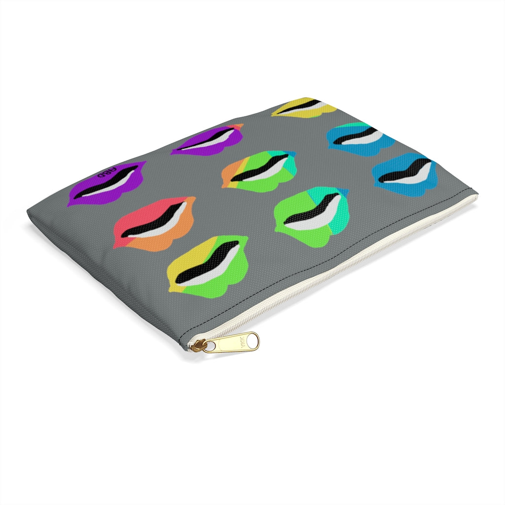 Color War Lips Accessory Pouch