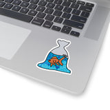 Swim Little Guppie  Stickers