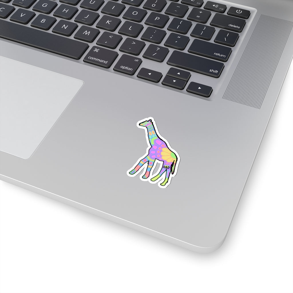 Long Neck Flowers Stickers