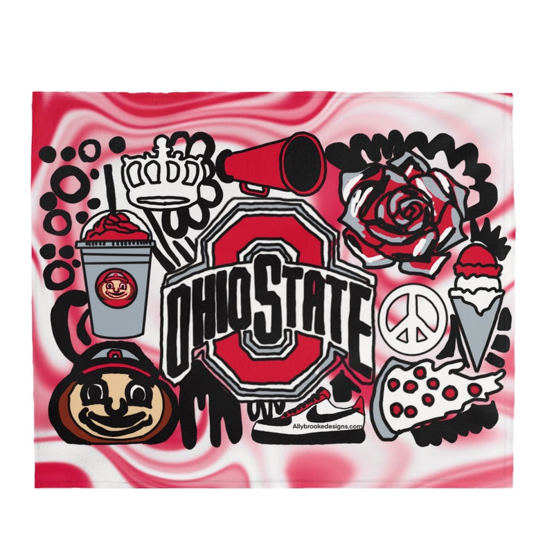 Ohio Plush Blanket