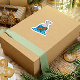 Swim Little Guppie  Stickers