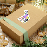 Long Neck Flowers Stickers