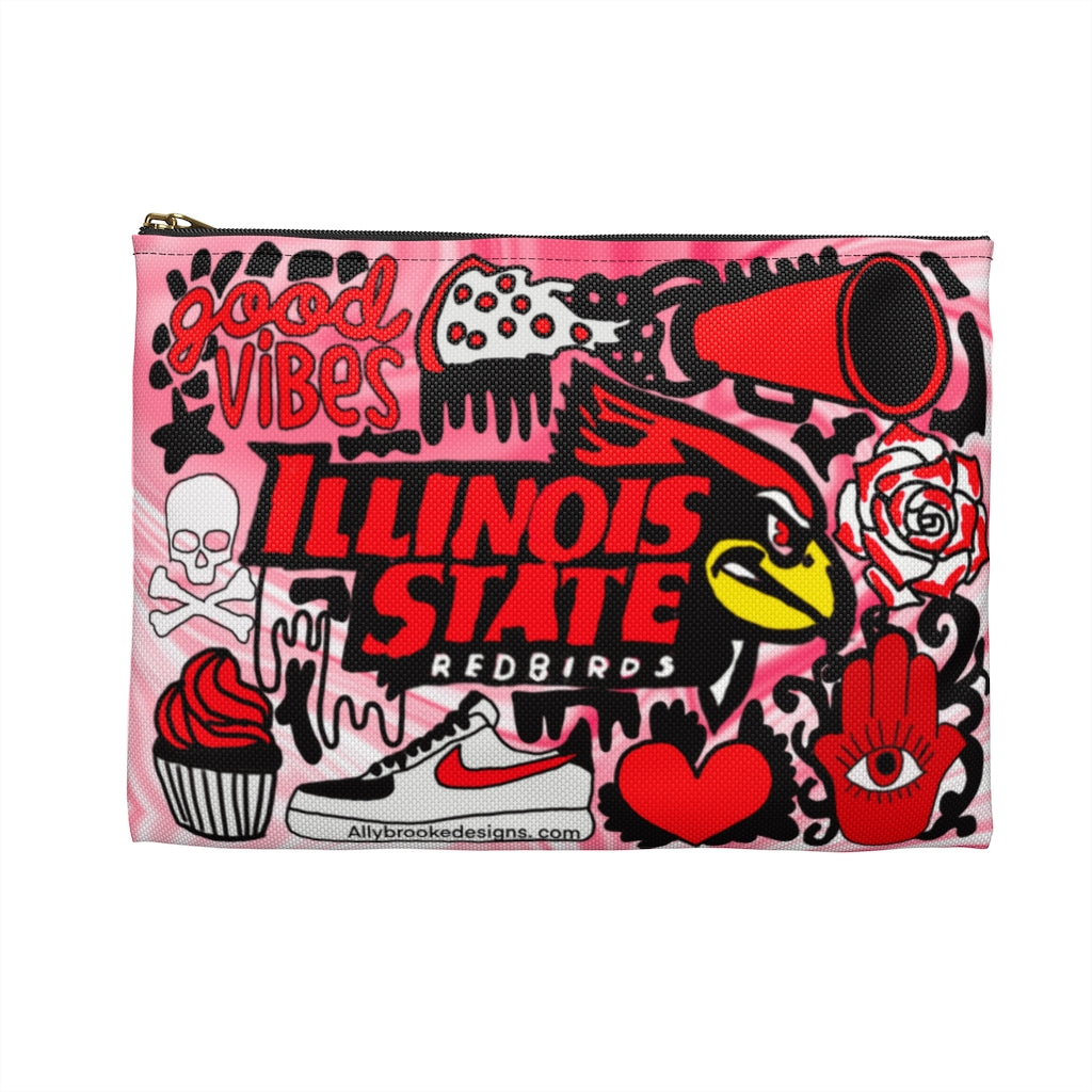 Red bird Accessory Pouch