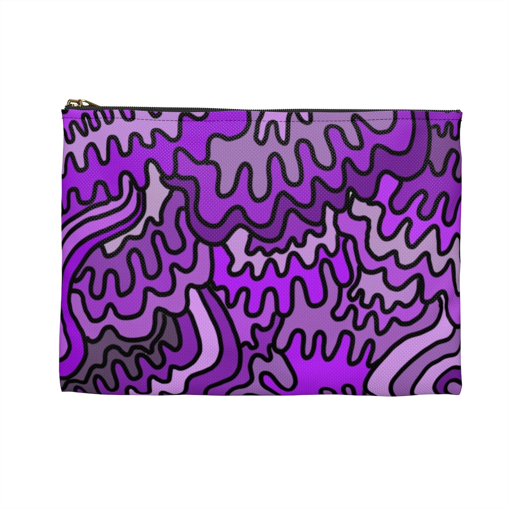 Purple Swirl Accessory Pouch
