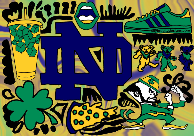 Notre Dame Bound Blanket