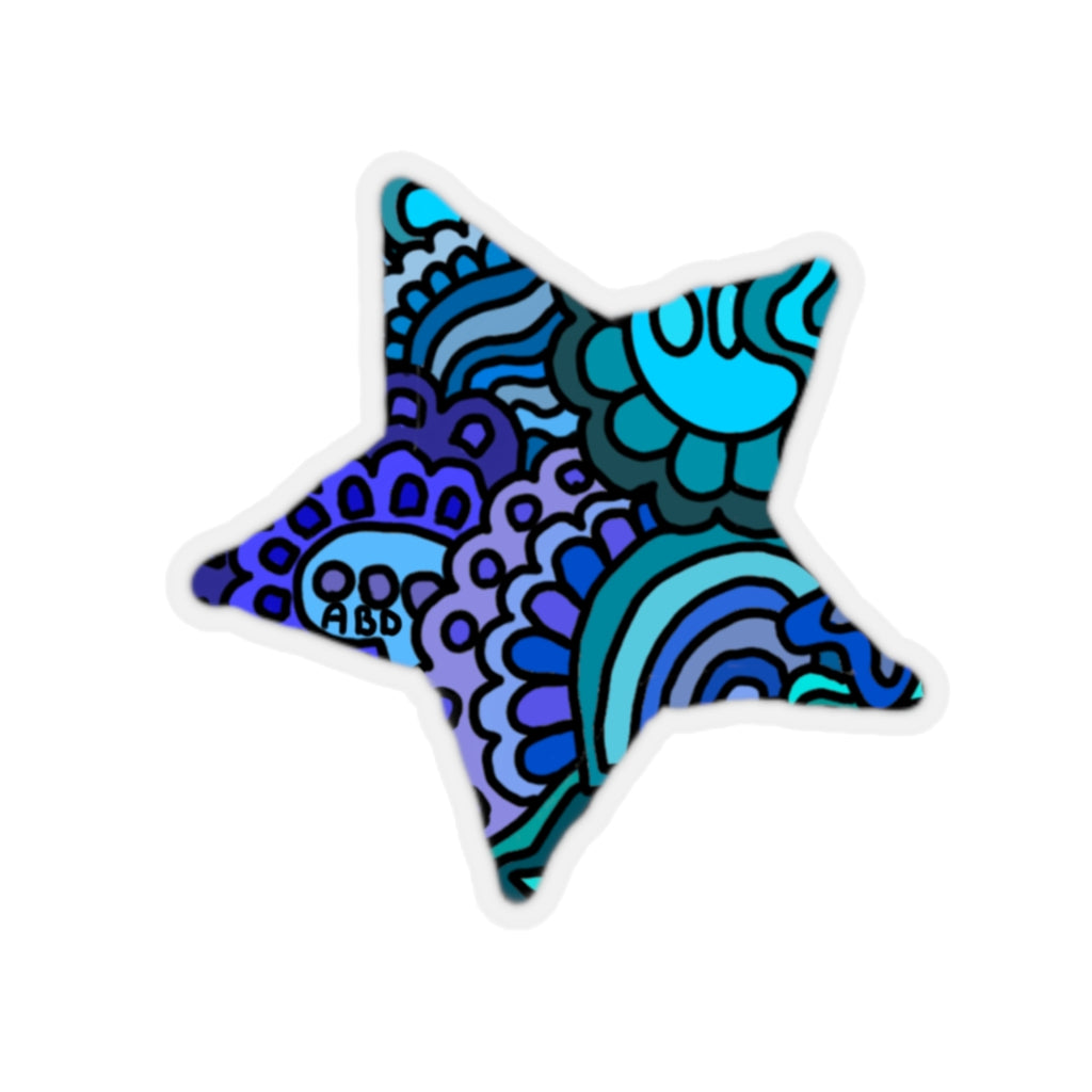 Doodle Cut Star Stickers