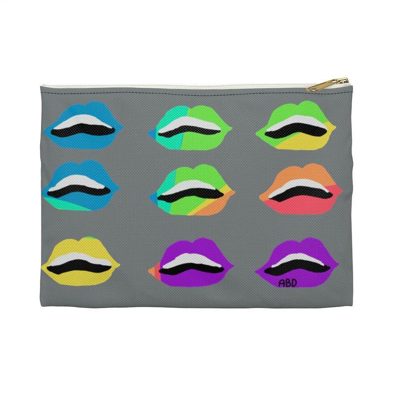 Color War Lips Accessory Pouch