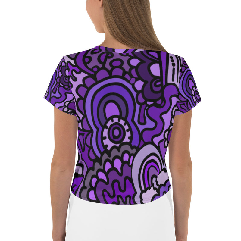 Turn It Purple Crop Tee