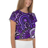 Turn It Purple Crop Tee