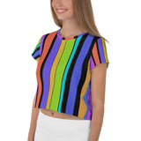 Stripe Out Crop Tee