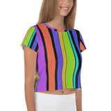 Stripe Out Crop Tee
