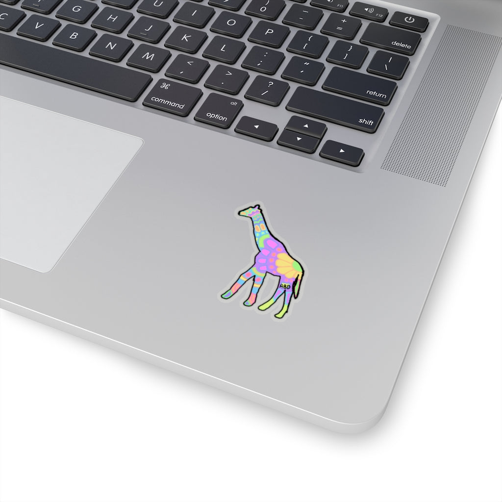 Long Neck Flowers Stickers