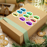 color war lips Stickers