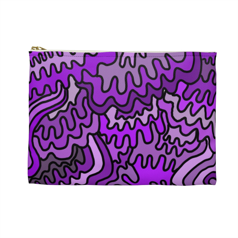 Purple Swirl Accessory Pouch