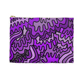 Purple Swirl Accessory Pouch