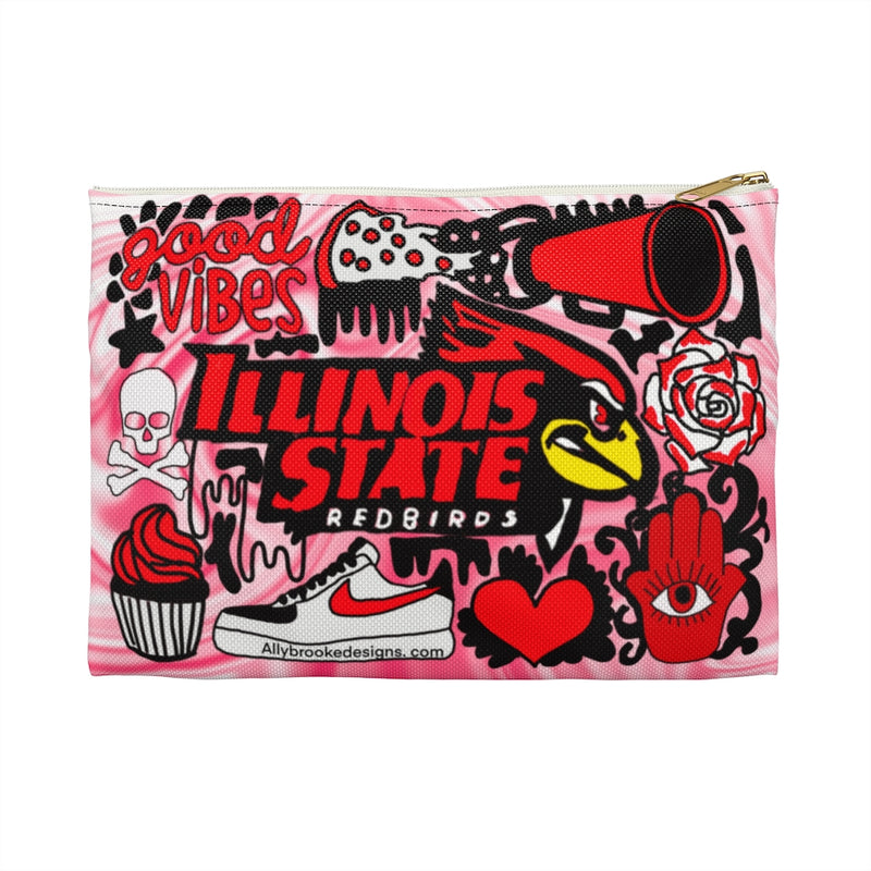 Red bird Accessory Pouch