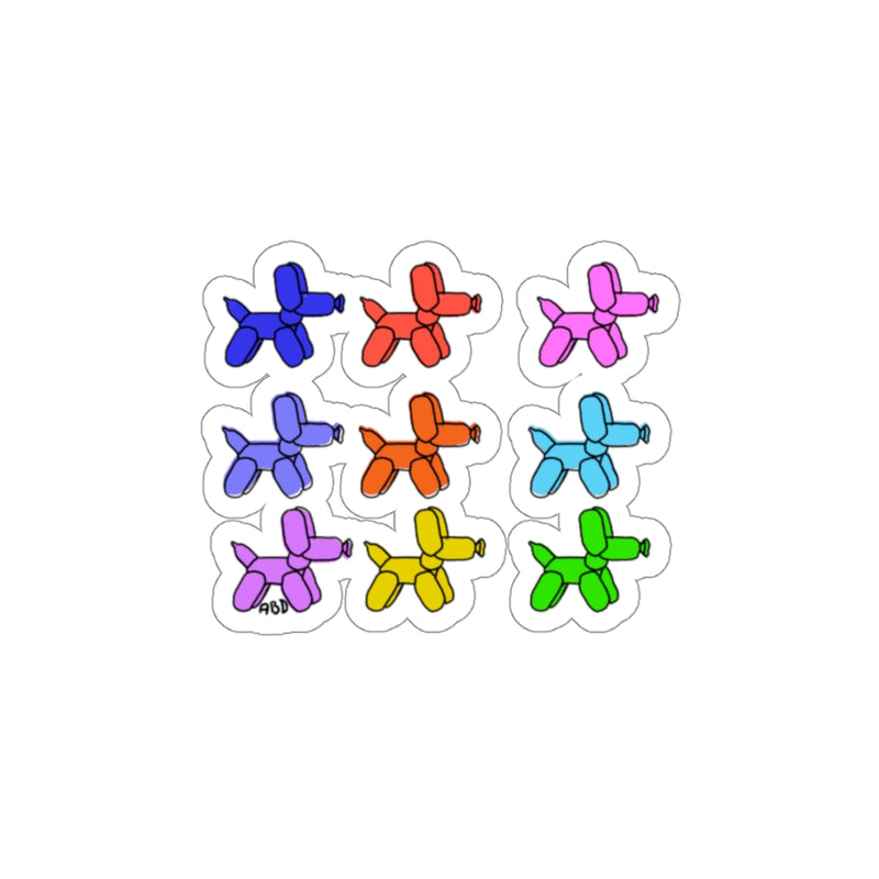 Ballon Dog Dash Stickers