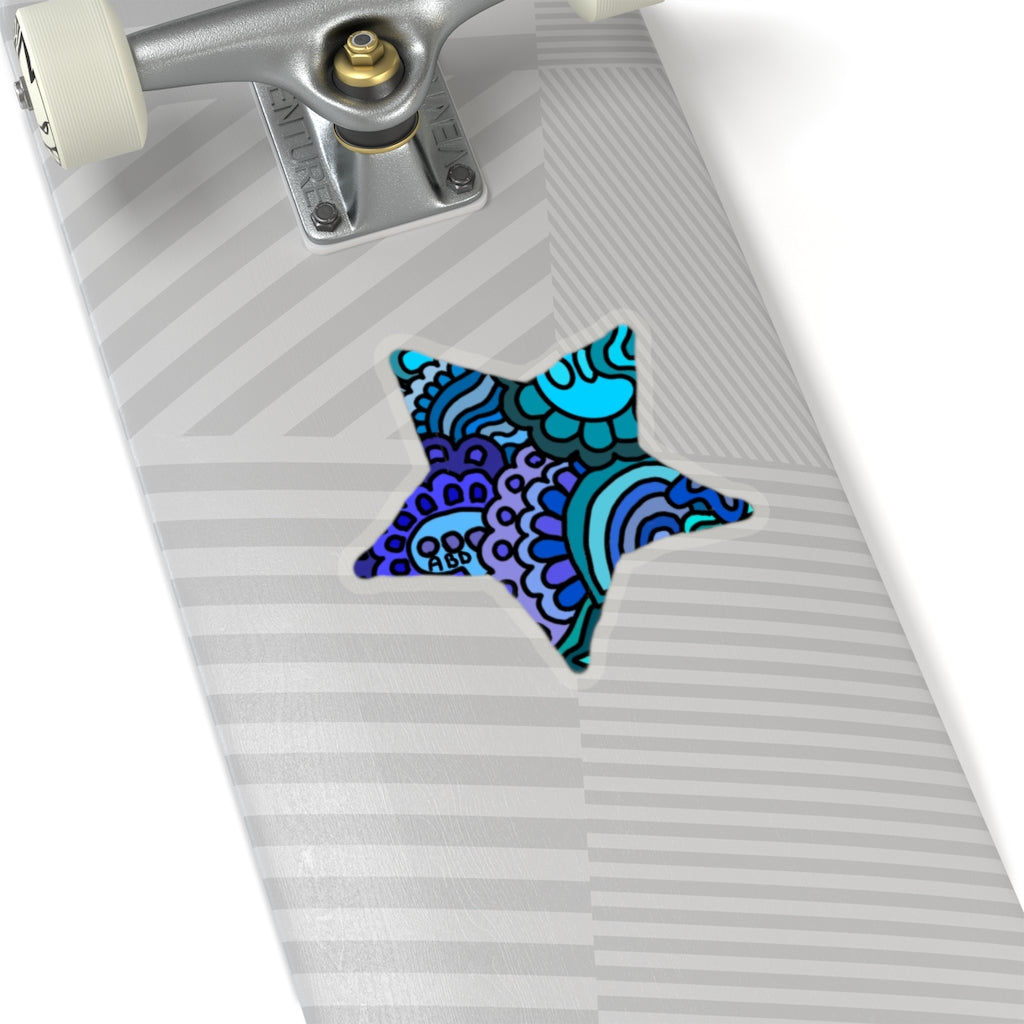 Doodle Cut Star Stickers