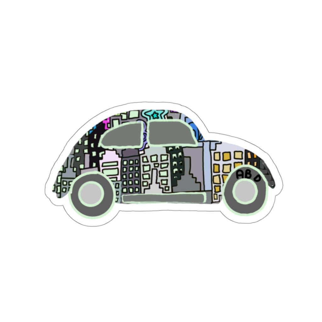 Drive In My Town Stickers