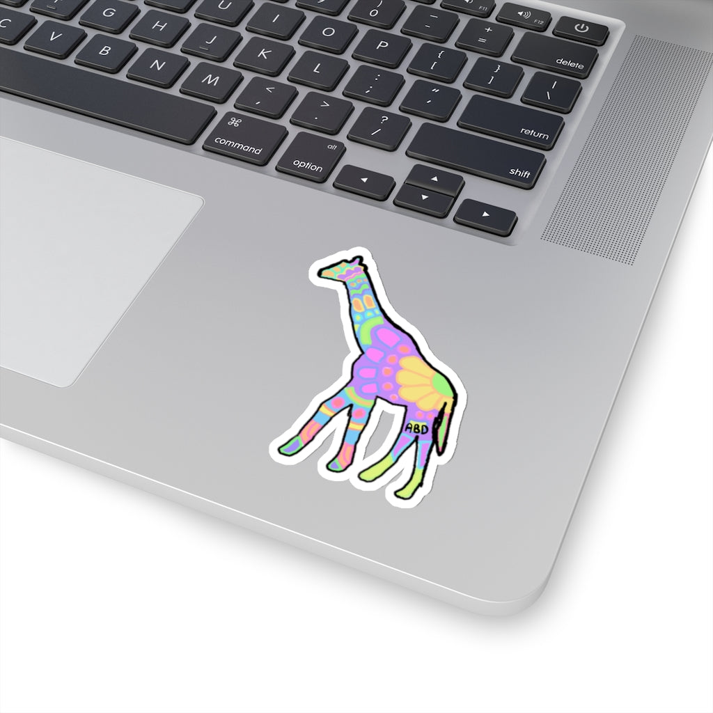 Long Neck Flowers Stickers