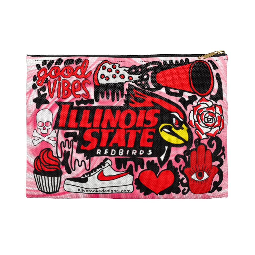 Red bird Accessory Pouch