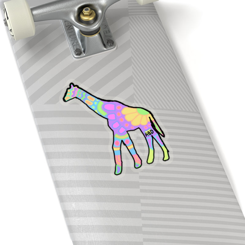 Long Neck Flowers Stickers