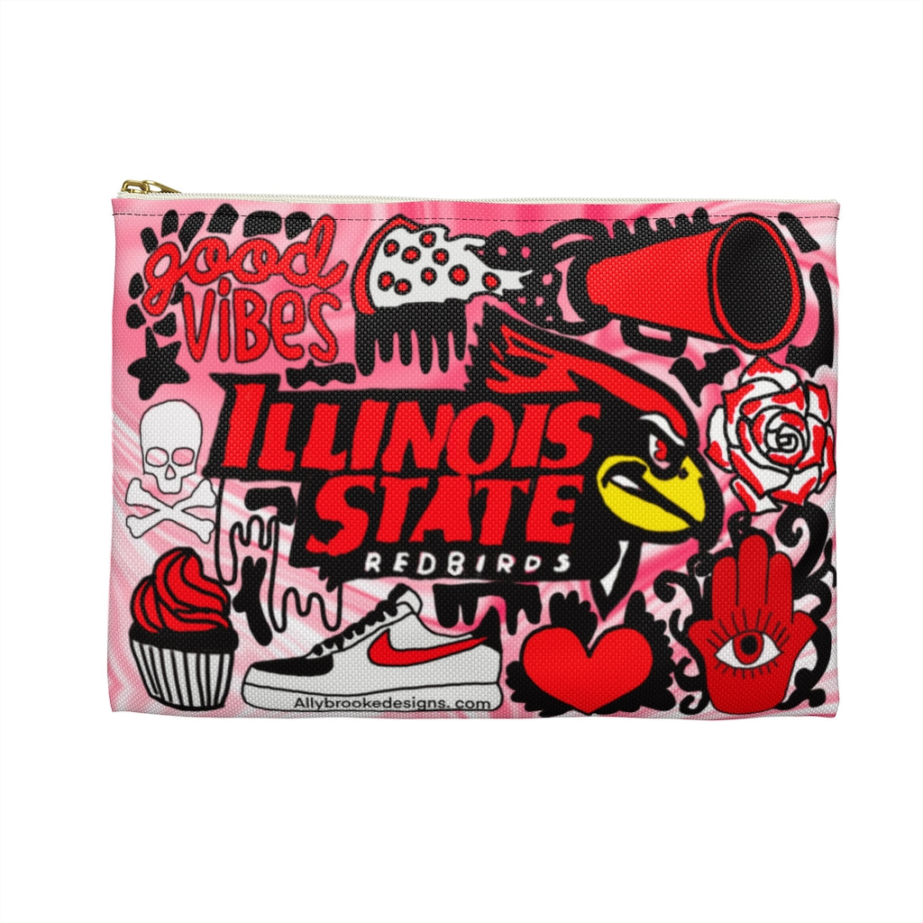 Red bird Accessory Pouch