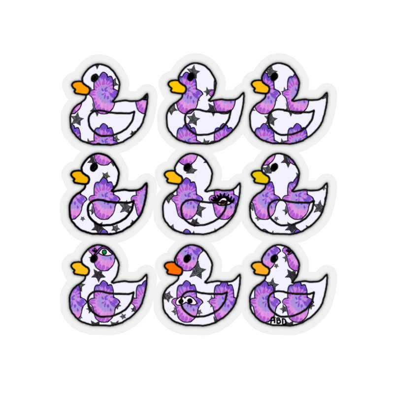 Swim Vibes Only Ducky Stickers