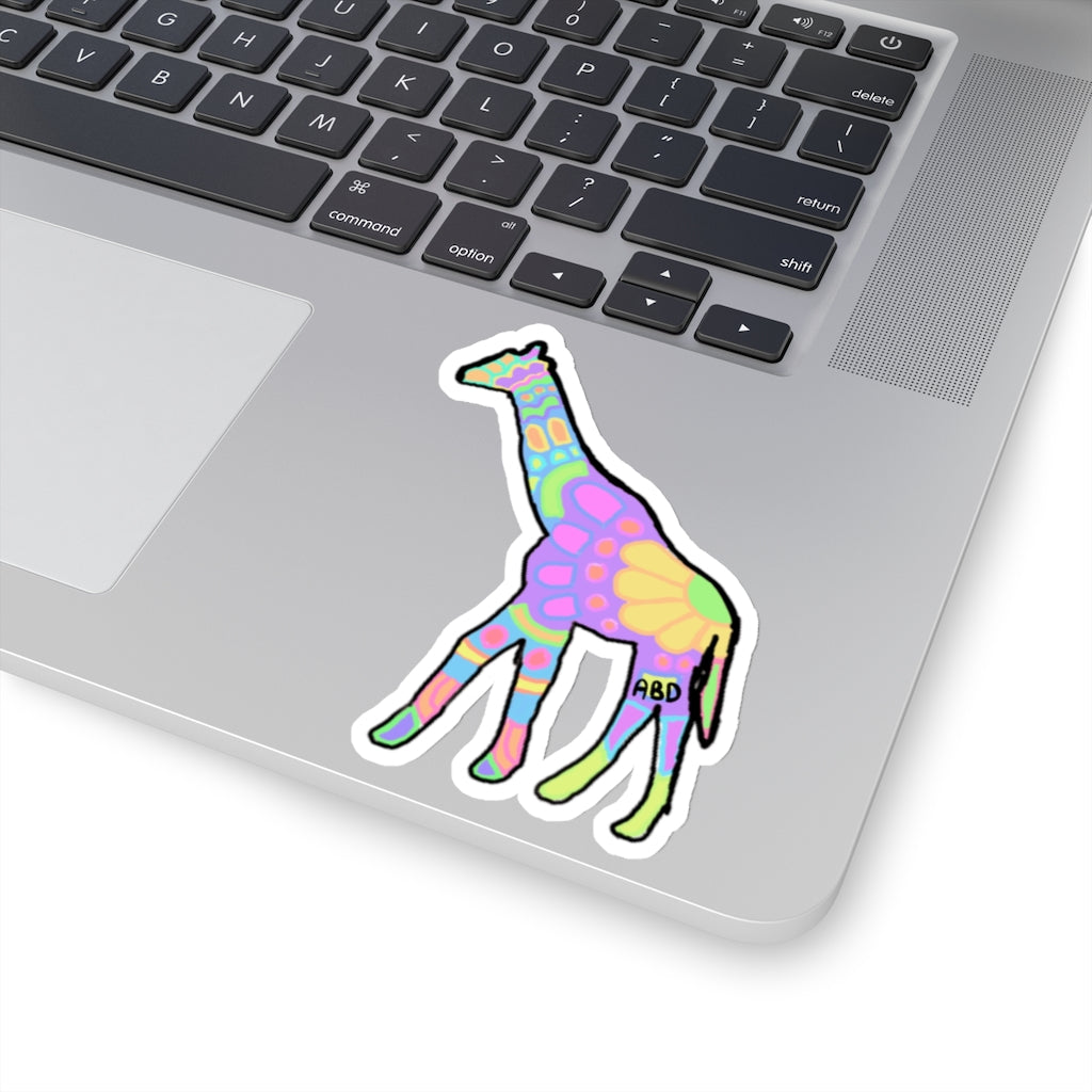 Long Neck Flowers Stickers