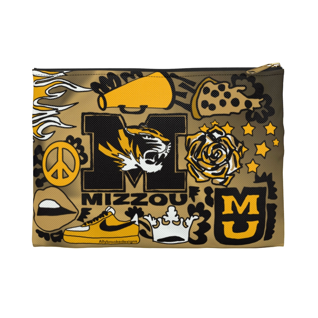 Mizzou College Accessory Pouch