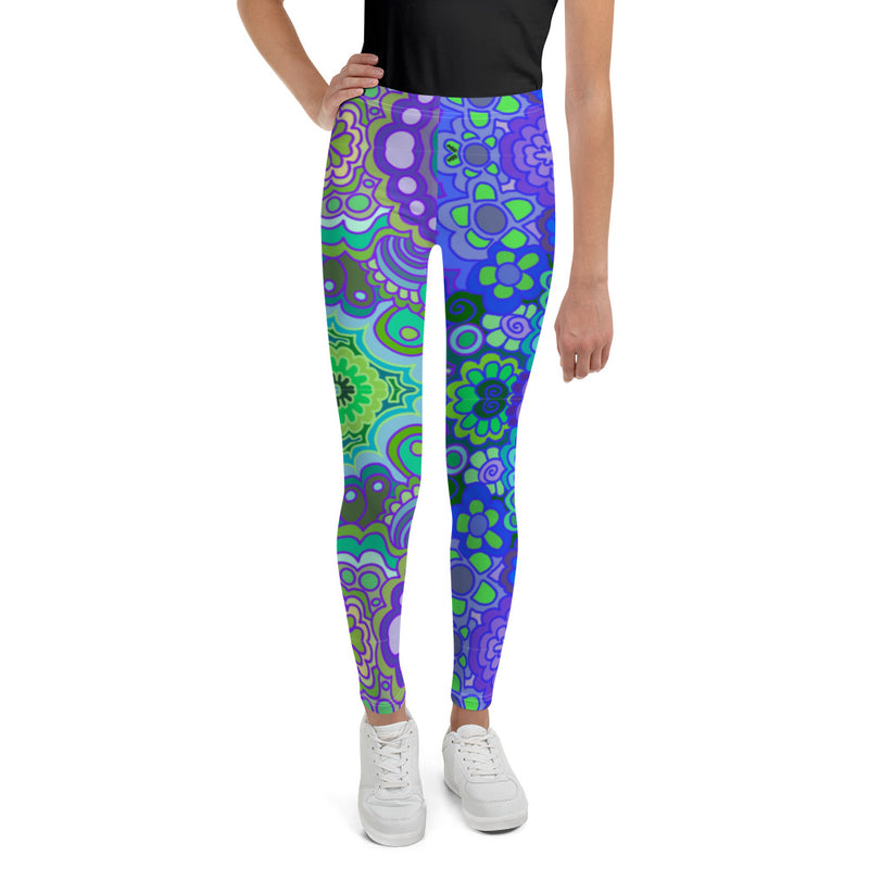 Cool Me Down Swirls Youth Leggings