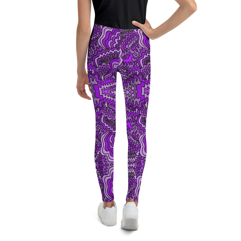 Purple Spell Youth Leggings