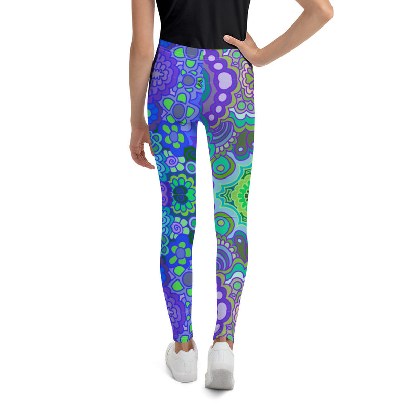 Cool Me Down Swirls Youth Leggings