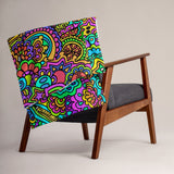 Colored Mind Throw Blanket
