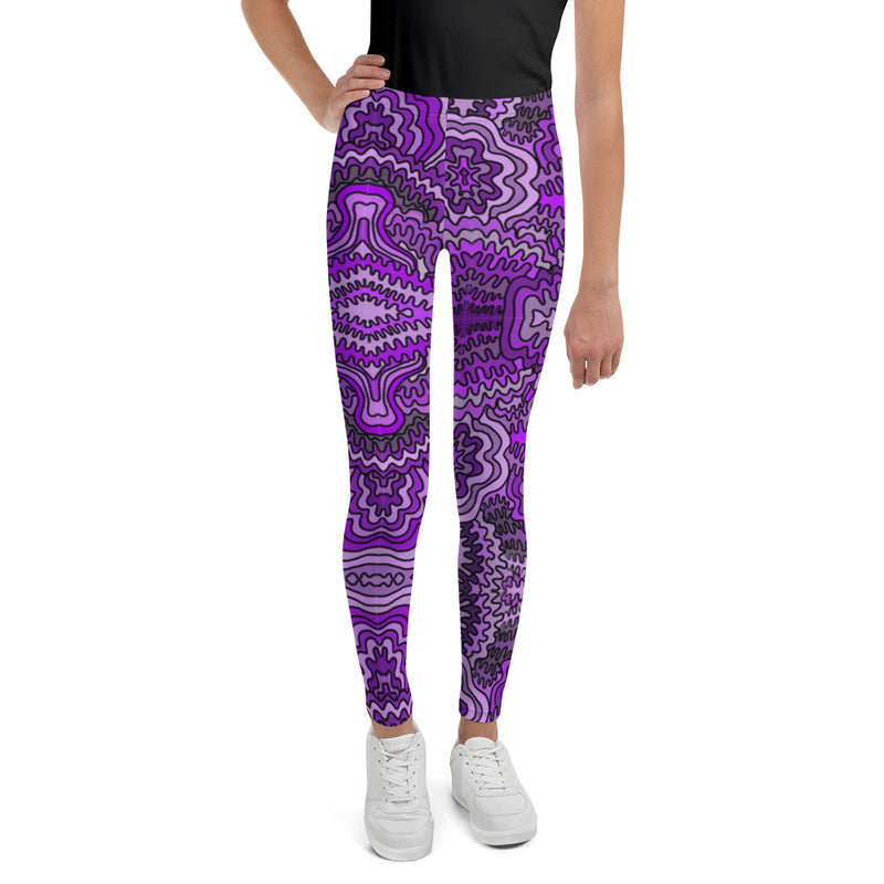 Purple Spell Youth Leggings